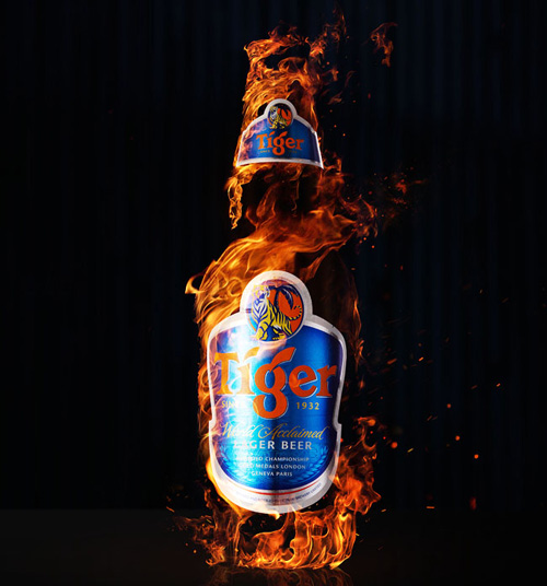 Tiger啤酒特效視覺設計