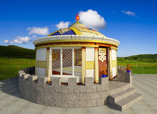 蒙古建筑設(shè)計的裝飾風格