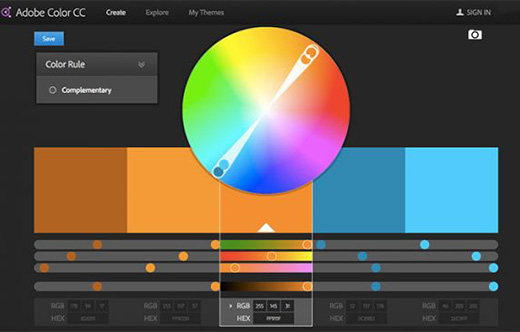 盤點網(wǎng)頁設計師必備的在線配色工具